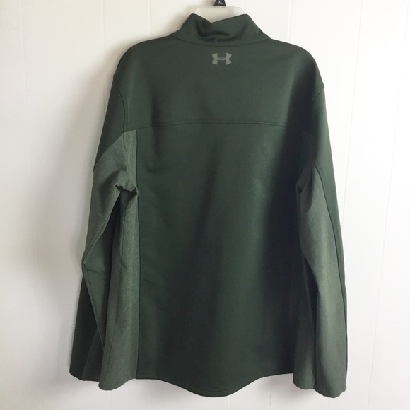 Under Armor Dark Green Cold Gear Jacket Size XXL Mens - Picture 5 of 5